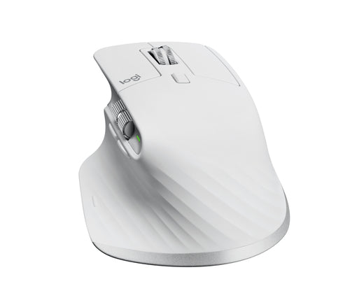 Mouse Logitech MX MASTER 3S - Frecuencia Bluetooth/Radio - USB - Darkfield - 7 Botón(es) - Gris -