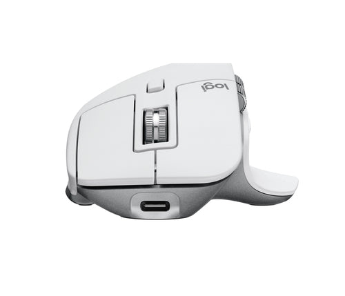 Mouse Logitech MX MASTER 3S - Frecuencia Bluetooth/Radio - USB - Darkfield - 7 Botón(es) - Gris -