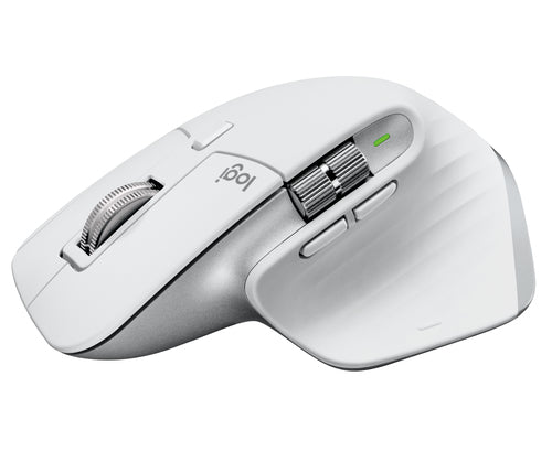 Mouse Logitech MX MASTER 3S - Frecuencia Bluetooth/Radio - USB - Darkfield - 7 Botón(es) - Gris -