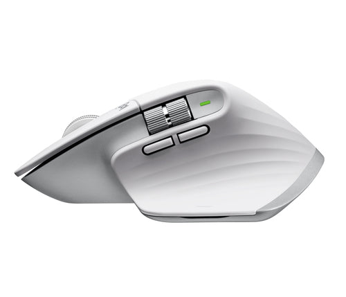 Mouse Logitech MX MASTER 3S - Frecuencia Bluetooth/Radio - USB - Darkfield - 7 Botón(es) - Gris -