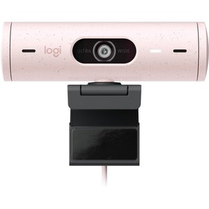 Logitech Webcam Brio 500 con Micrófono, 4MP, 1920 x 1080 Píxeles, USB-C, Rosa