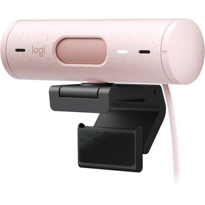 Logitech Webcam Brio 500 con Micrófono, 4MP, 1920 x 1080 Píxeles, USB-C, Rosa