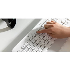 Teclado Logitech Signature K650, Inalámbrico, Bluetooth, Grafito (Español)