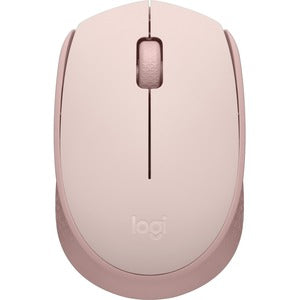 Mouse Ergonómico Logitech M170, Inalámbrico, Óptico, 1.000DPI, RF Inalámbrico, Rosa