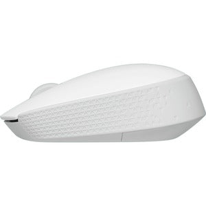 Mouse Ergonómico Logitech M170, Inalámbrico, Óptico, 1.000DPI, RF Inalámbrico, Blanco