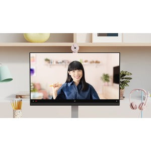 Logitech Webcam Brio 300, 2MP, 1920 x 1080 Pixeles, USB-C, Rosa