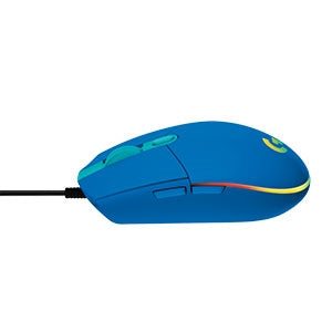 Mouse Gamer Logitech Óptico G203 LightSync, Alámbrico, USB, 8000DPI, Azul