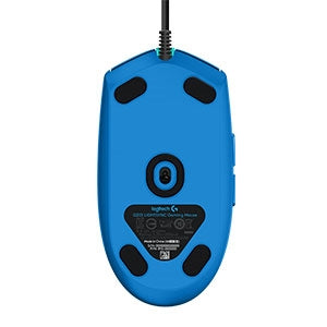 Mouse Gamer Logitech Óptico G203 LightSync, Alámbrico, USB, 8000DPI, Azul