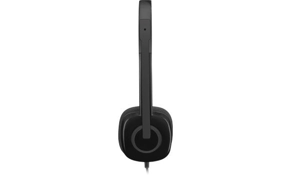 Logitech Audífonos con Micrófono H151, Alámbrico, 3.5mm, Negro