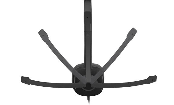Logitech Audífonos con Micrófono H151, Alámbrico, 3.5mm, Negro