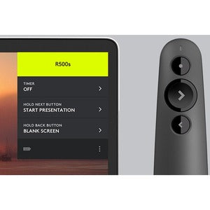 Logitech Presentador R500S, Inalámbrico, USB, Grafito