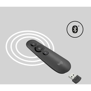 Logitech Presentador R500S, Inalámbrico, USB, Grafito