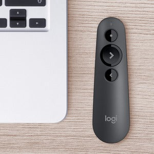 Logitech Presentador R500S, Inalámbrico, USB, Grafito
