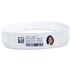 Zebra LaserBand2 Advanced, Brazaletes Térmicos Directos Adhesivos Pediátricos, 8.5
