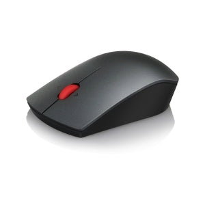 Mouse Lenovo Láser 4X30H56886, RF Inalámbrico, 1600DPI, Gris/Rojo