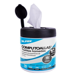 Silimex CompuToallas para Limpieza de Pantallas y Gabinetes, 30 Piezas