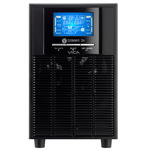 No Break Vica GAMMA 2K Online, 1800W, 2000VA, Entrada 60-145V, Salida 110-127V, 4 Contactos
