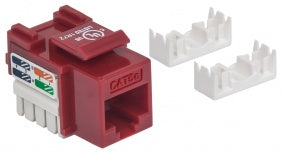 Intellinet Jack Categoría 5e, RJ-45, Rojo