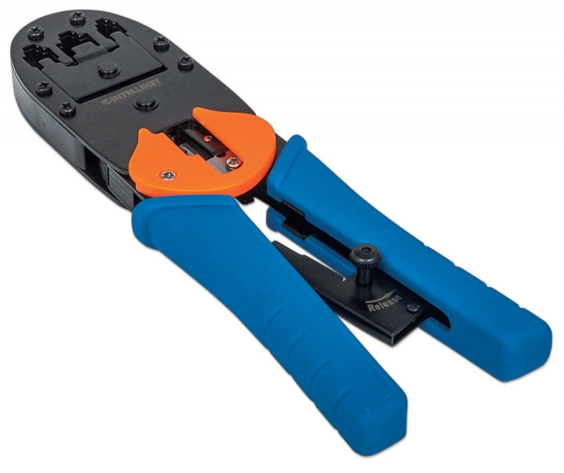 Intellinet Pinza Crimpadora 211048, para RJ-11/RJ-12/RJ-45