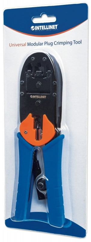 Intellinet Pinza Crimpadora 211048, para RJ-11/RJ-12/RJ-45