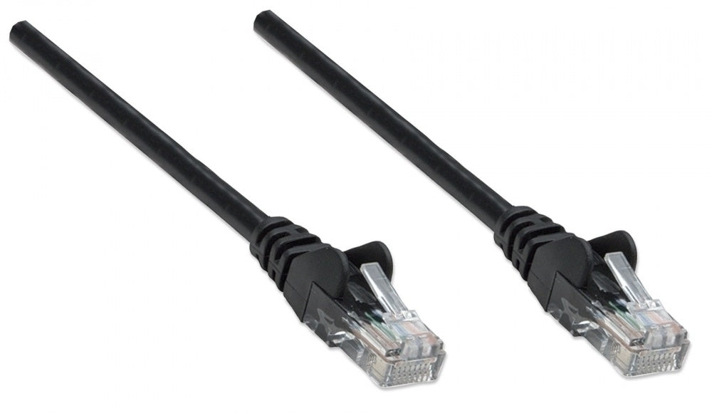 Intellinet Cable Patch Cat5e UTP RJ-45 Macho - RJ-45 Macho, 45cm, Negro
