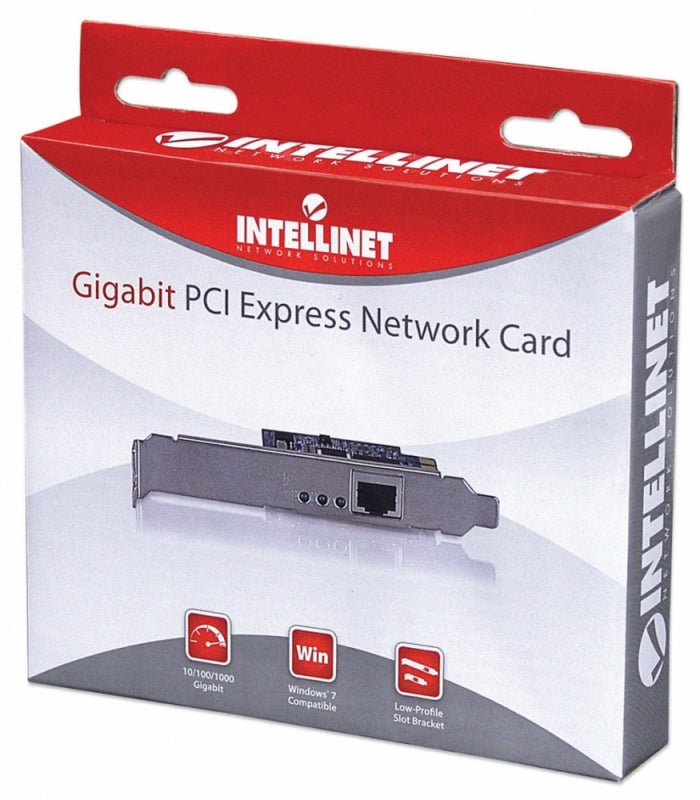 Intellinet Tarjeta de Red Gigabit Ethernet de 1 Puerto 522533, 1000 Mbit/s, PCI Express