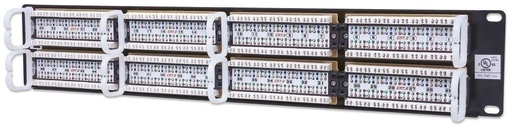 Intellinet Panel de Parcheo Cat6, 48 Puertos RJ-45, 2U, Negro