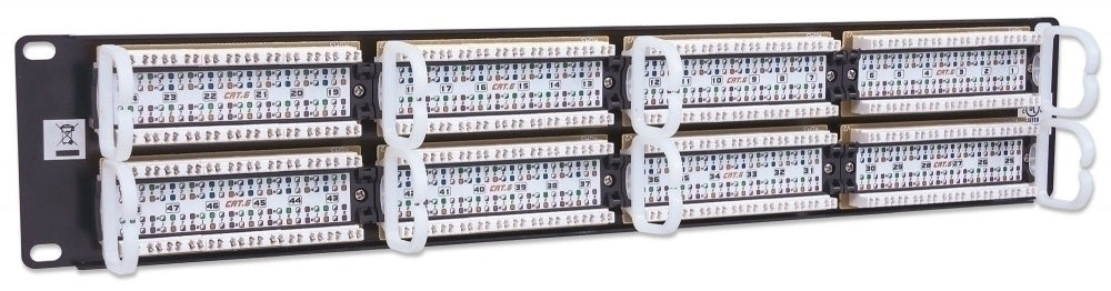 Intellinet Panel de Parcheo Cat6, 48 Puertos RJ-45, 2U, Negro