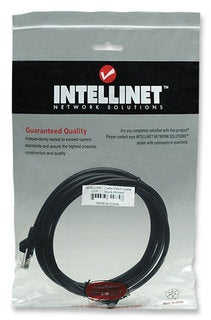 Intellinet Cable Patch Cat5e UTP RJ-45 Macho - RJ-45 Macho, 7.5 Metros, Negro