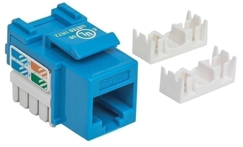 Intellinet Jack Categoría 5e, RJ-45, Azul