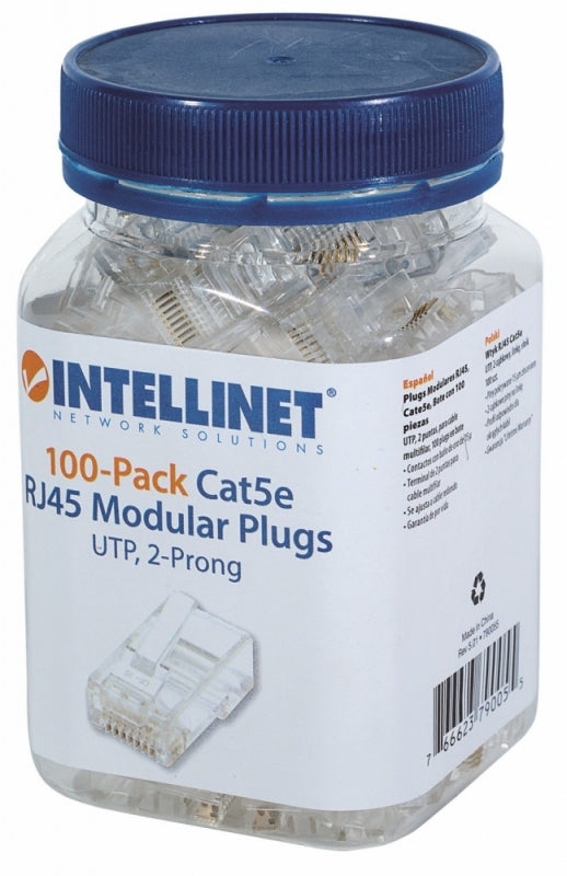 Intellinet Conector RJ-45 790055, Cat5e, 100 Piezas