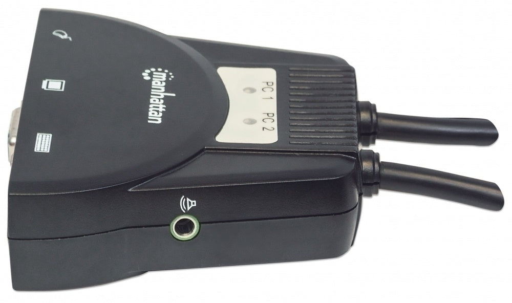 Manhattan Switch KVM 151245, 2x USB, 2x VGA
