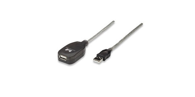 Manhattan Cable USB Macho - USB-A Hembra, 5 Metros