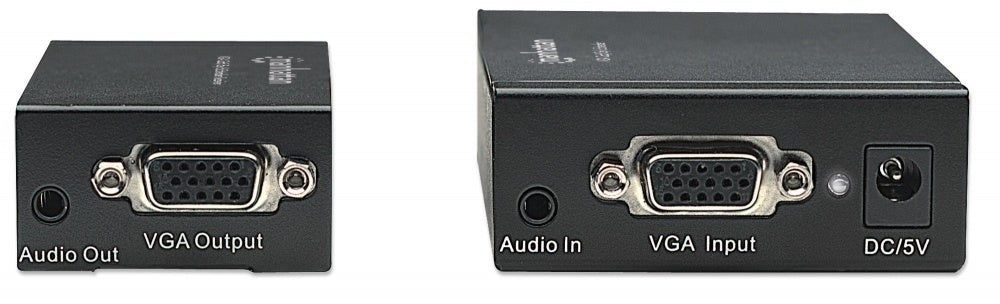 Manhattan Extensor de Audio y Video hasta 300m, VGA Cat5/5e/6