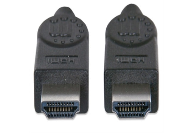 Manhattan Cable HDMI de Alta Velocidad con Canal Ethernet, HDMI Macho - HMDI Macho, 10 Metros, Negro