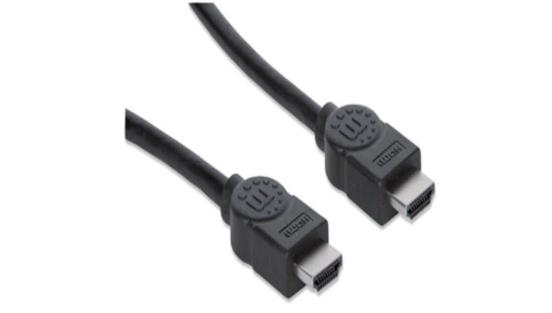 Manhattan Cable HDMI de Alta Velocidad, HDMI Macho - HDMI Macho, 4K, 30Hz, 3D, 5 Metros, Negro