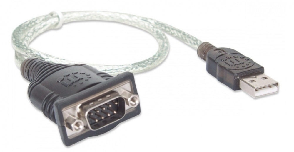 Manhattan Adaptador RS-232 Macho - USB-A Macho