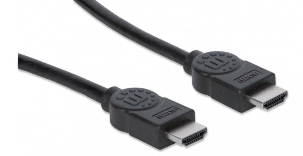 Manhattan Cable HDMI de Alta Velocidad Blindado, HDMI Macho - HDMI Macho, 4K, 30Hz, 3D, 15 Metros, Negro