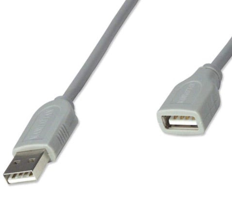CABLE USB EXTENSION 3.0M GRIS