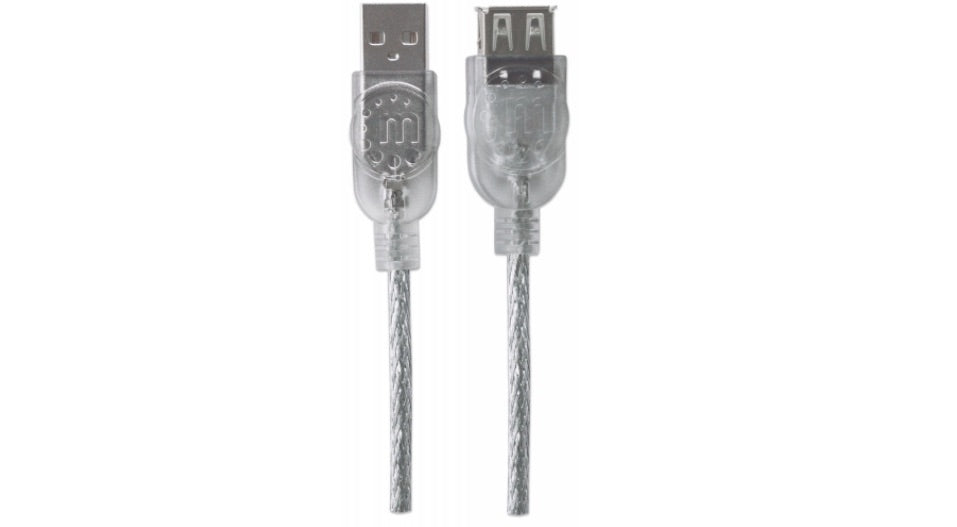 Manhattan Cable USB-A Macho - USB-A Hembra, 4.5 Metros