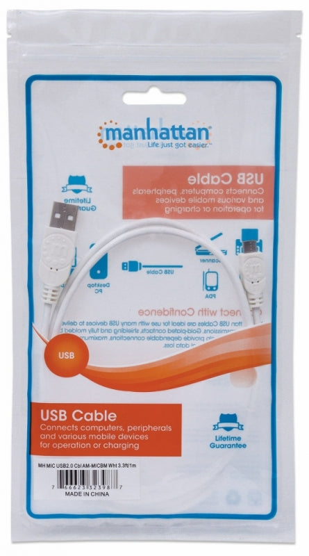 CABLE USB 2.0 A-MICRO B 1.0M