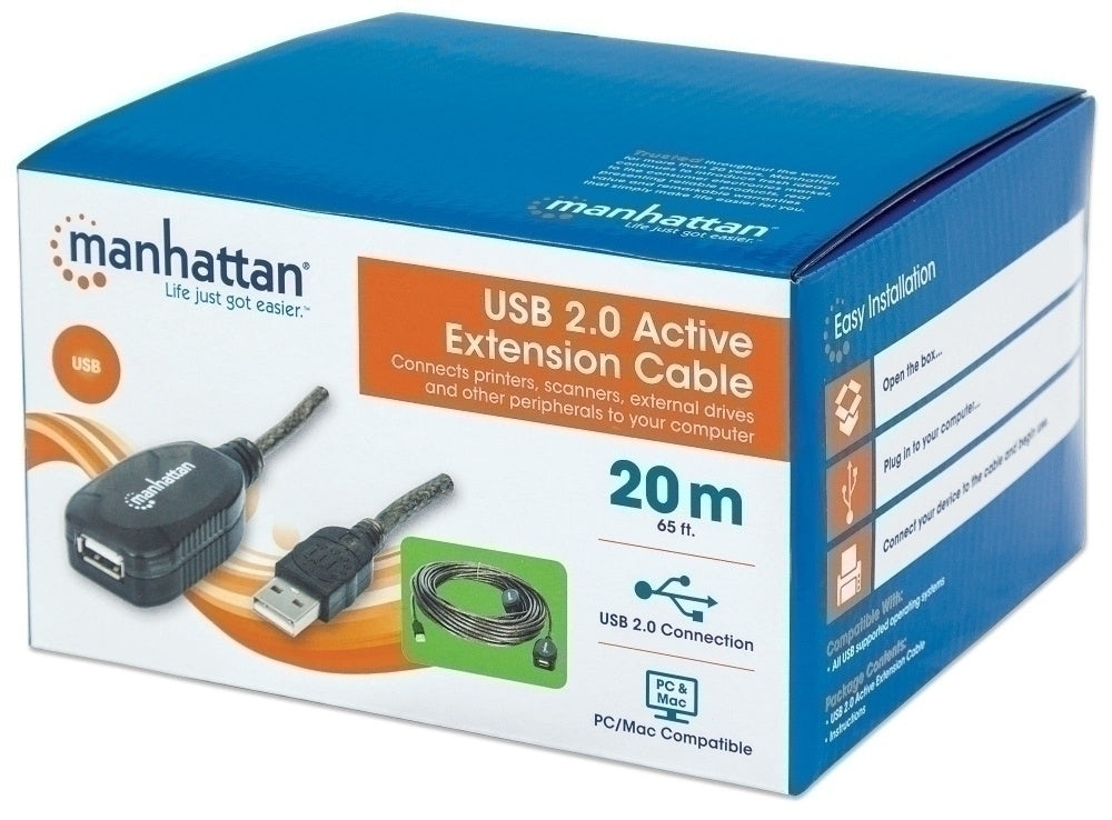CABLE EXTENSION USB 20.0M