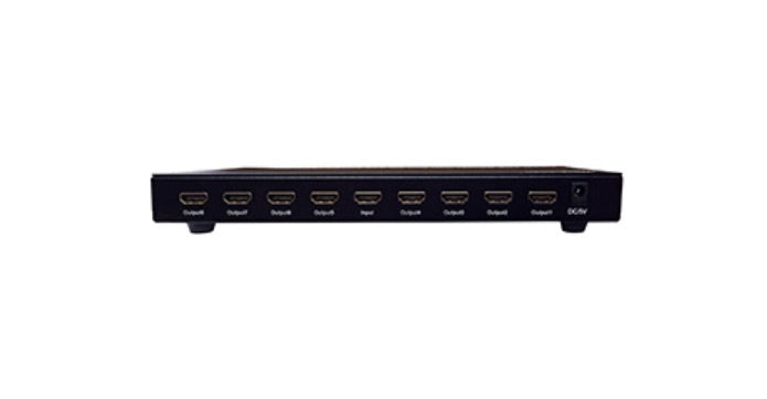 Manhattan Video Splitter HDMI 1.4, 1 Entrada, 8 Puertos HDMI, Negro