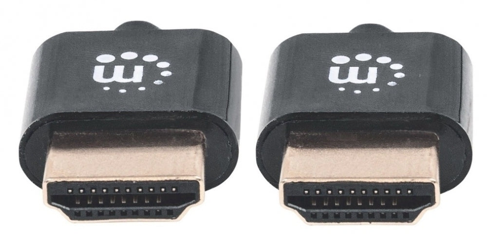 Manhattan Cable HDMI Macho - HDMI Macho, 4K, 60Hz, 1.8 Metros, Negro