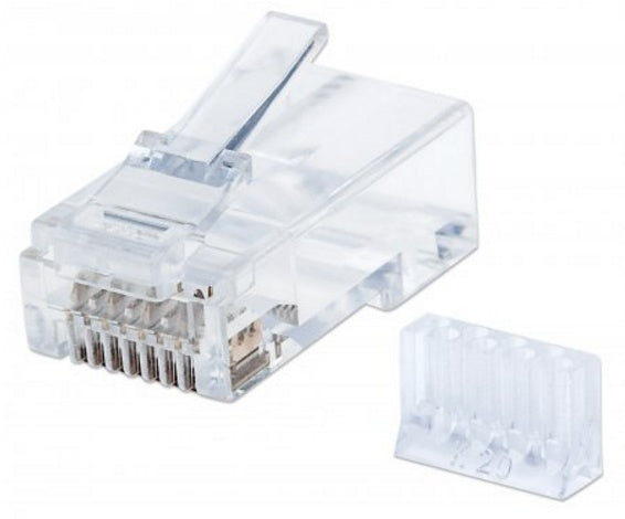 Intellinet Conector RJ-45 para Cable Cat6 UTP, Transparente, 90 Piezas