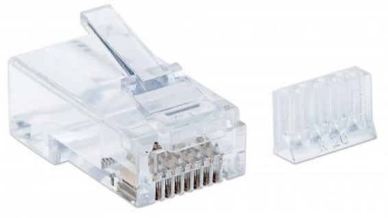 Intellinet Conector RJ-45 para Cable Cat6 UTP, Transparente, 90 Piezas