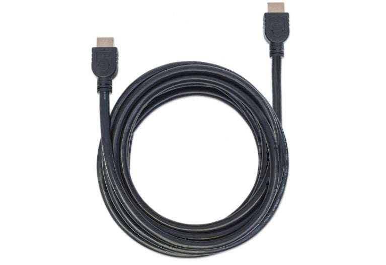 Manhattan Cable HDMI Macho - HDMI Macho, 4K, 60Hz, 5 Metros, Negro