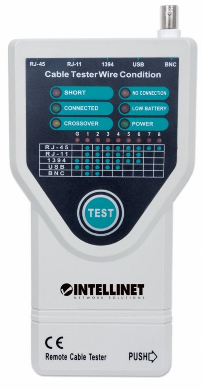 Intellinet Probador de Cables 780094, para RJ-11/RJ-45