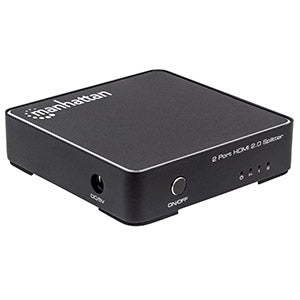 Manhattan Video Splitter HDMI, 2 Puertos, Negro