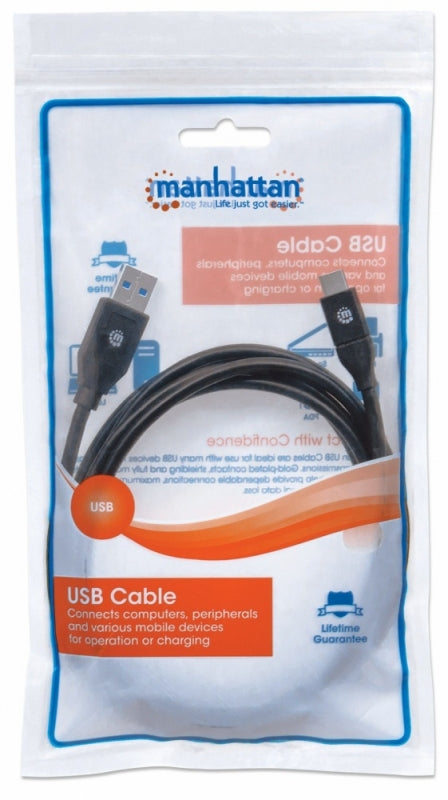 CABLE USB-C V3.1 C-A 2.0M NEG